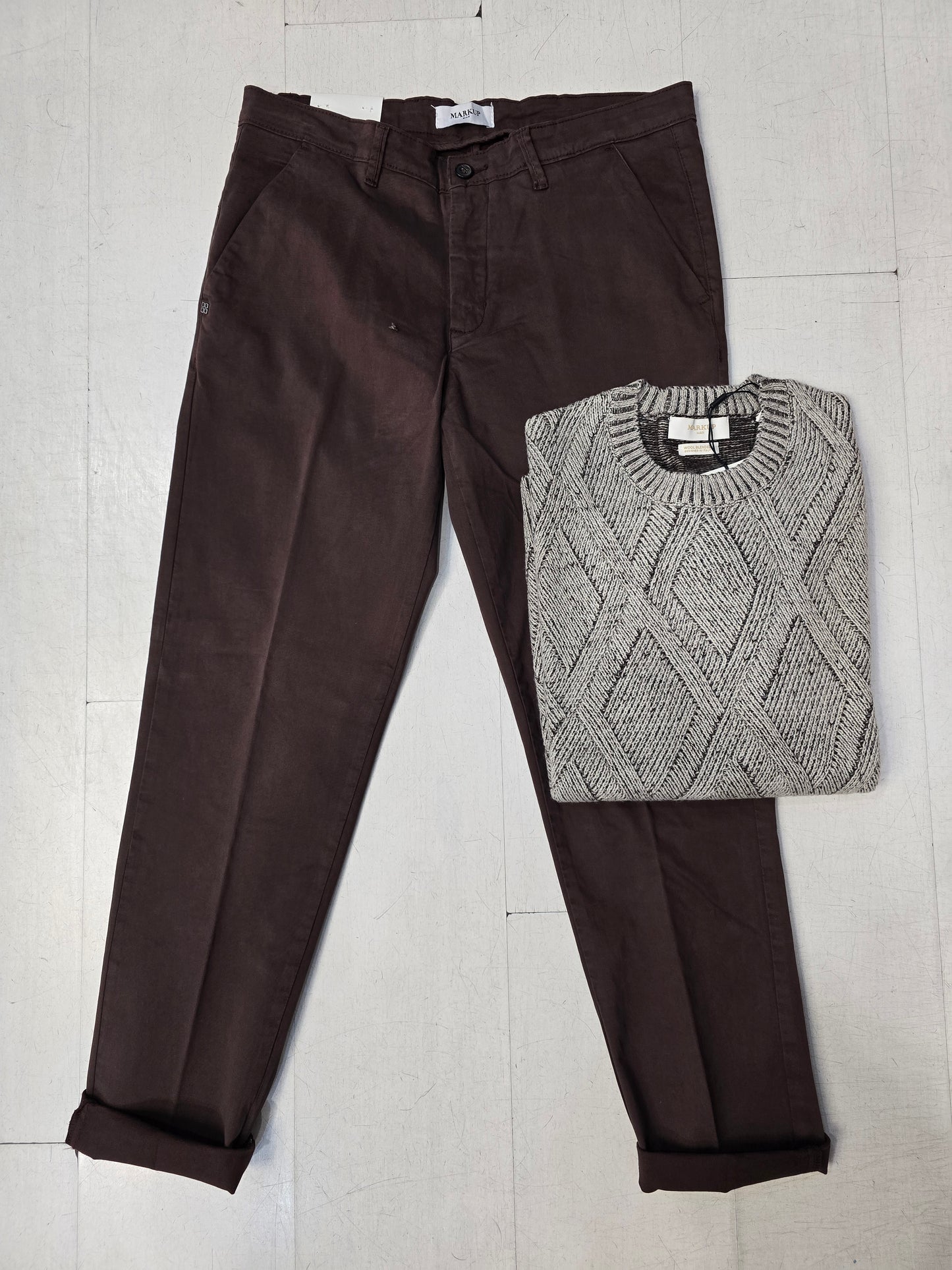 Pantalone Chinos Regolare Cotone