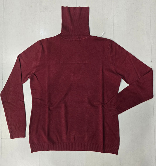 Maglia Dolcevita Misto Viscosa Cashmere