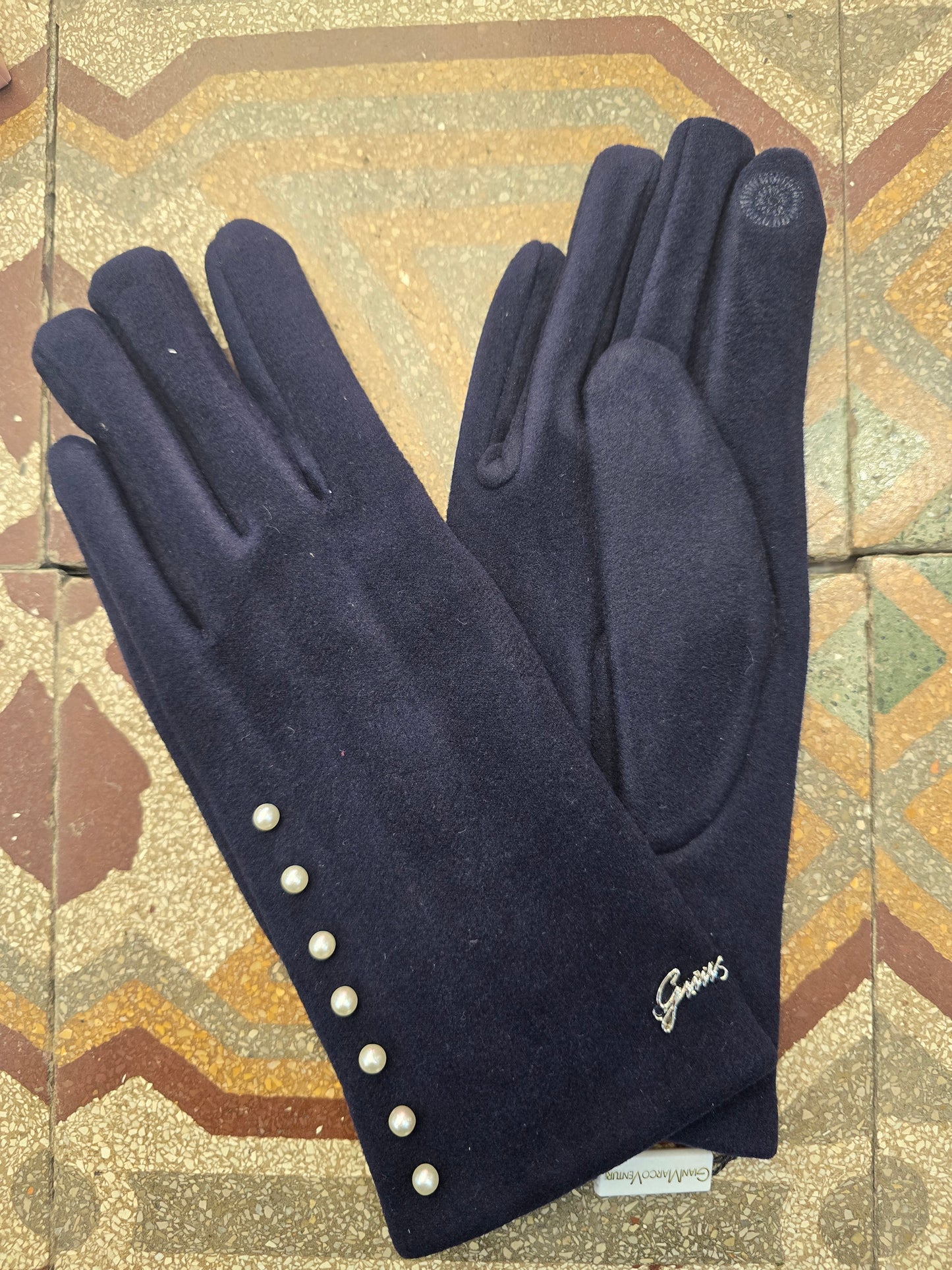 Guanti Pile Perle Touch Screen