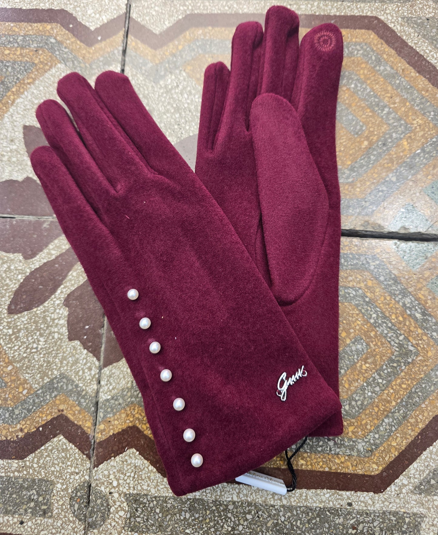 Guanti Pile Perle Touch Screen