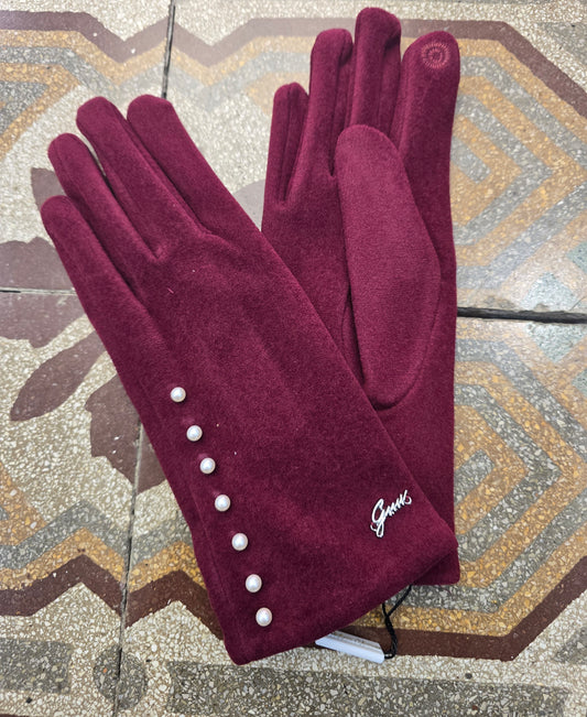 Guanti Pile Perle Touch Screen
