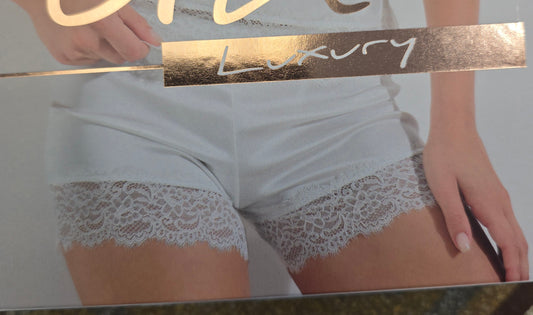 Top Satin Elasticizzato Spallina Sottile