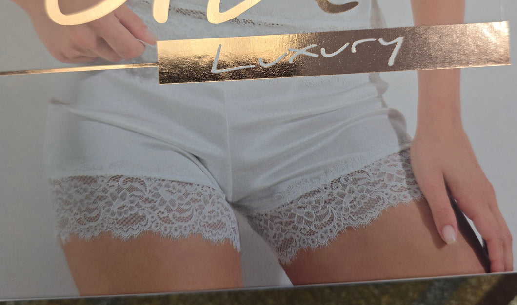 Coulotte Satin Elasticizzato Pizzo