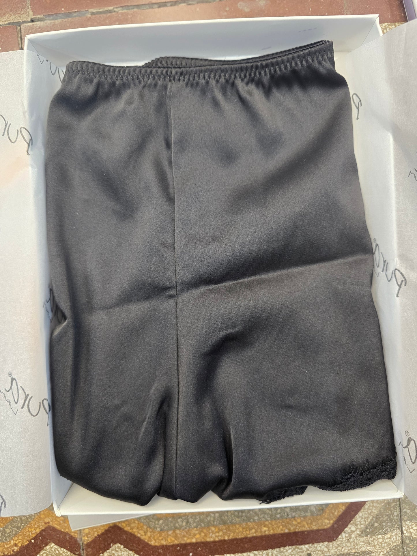 Coulotte Satin Elasticizzato Pizzo