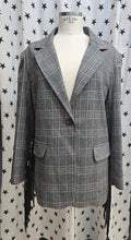 Carica l&#39;immagine nel visualizzatore di Gallery, Blazer Check con Frange Ecopelle
