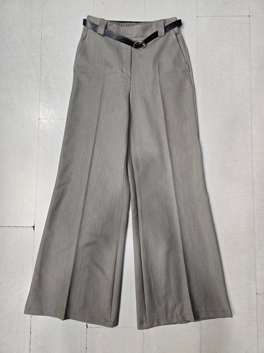 Pantalone Gamba Larga Cinturino Elastico