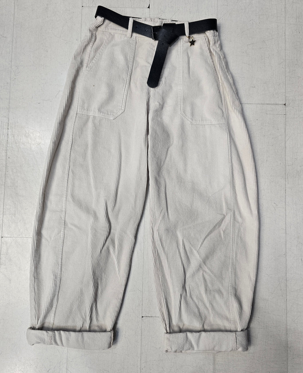 Pantaloni Velluto Rigato Ovetto