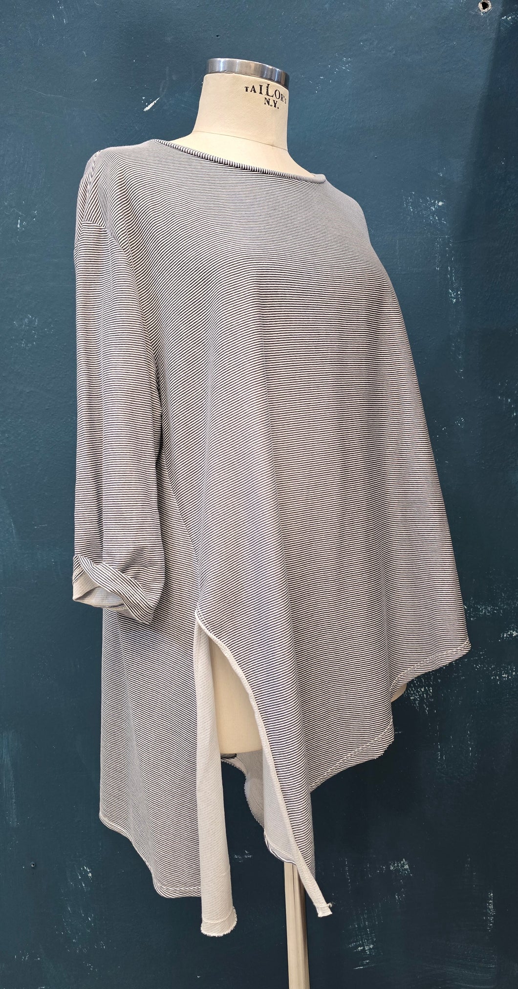 Maglia Cotone Svasata Righino