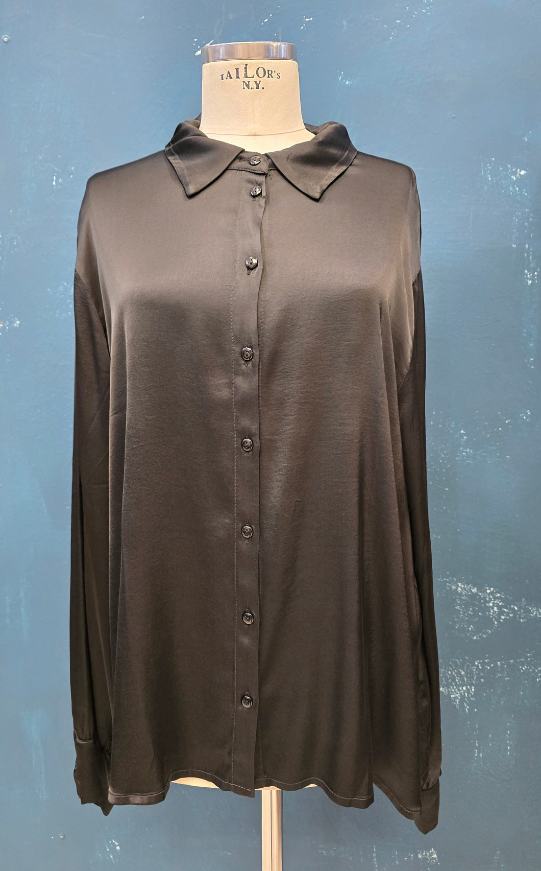 Camicia Curvy Raso Elasticizzato