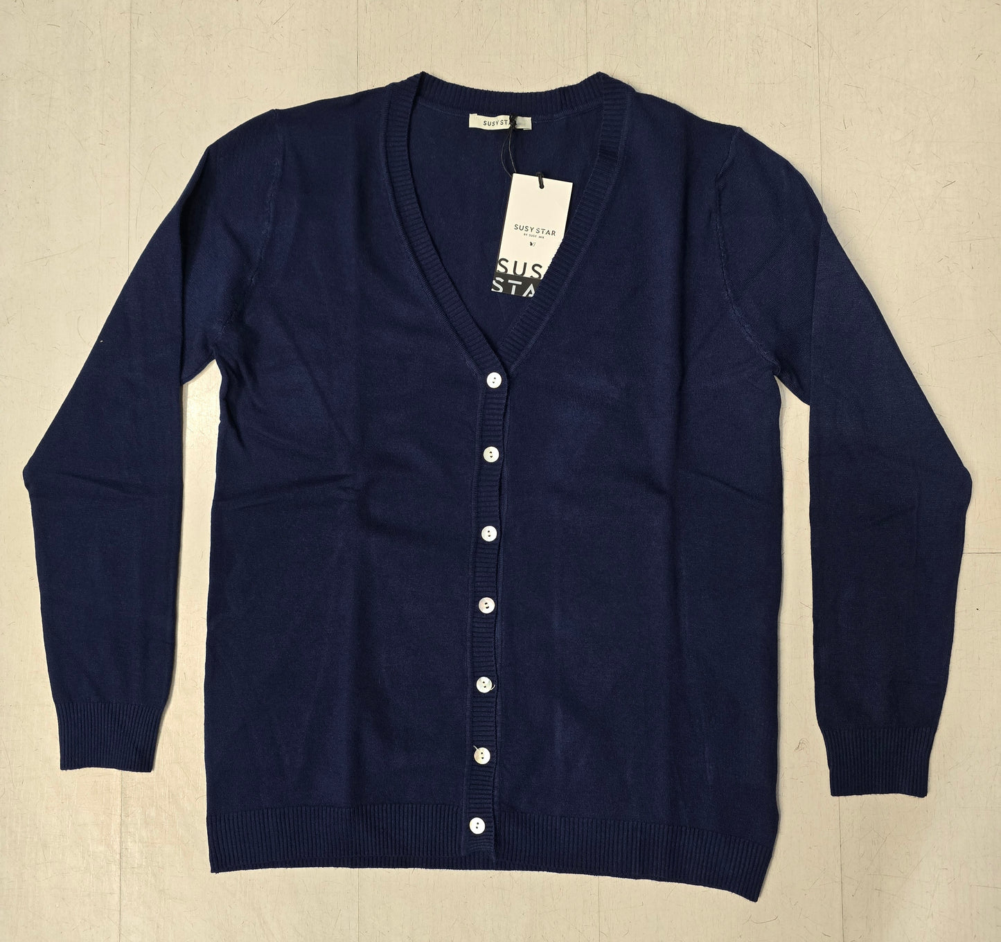 Cardigan Curvy Viscosa Abbottonato Taglia Unica