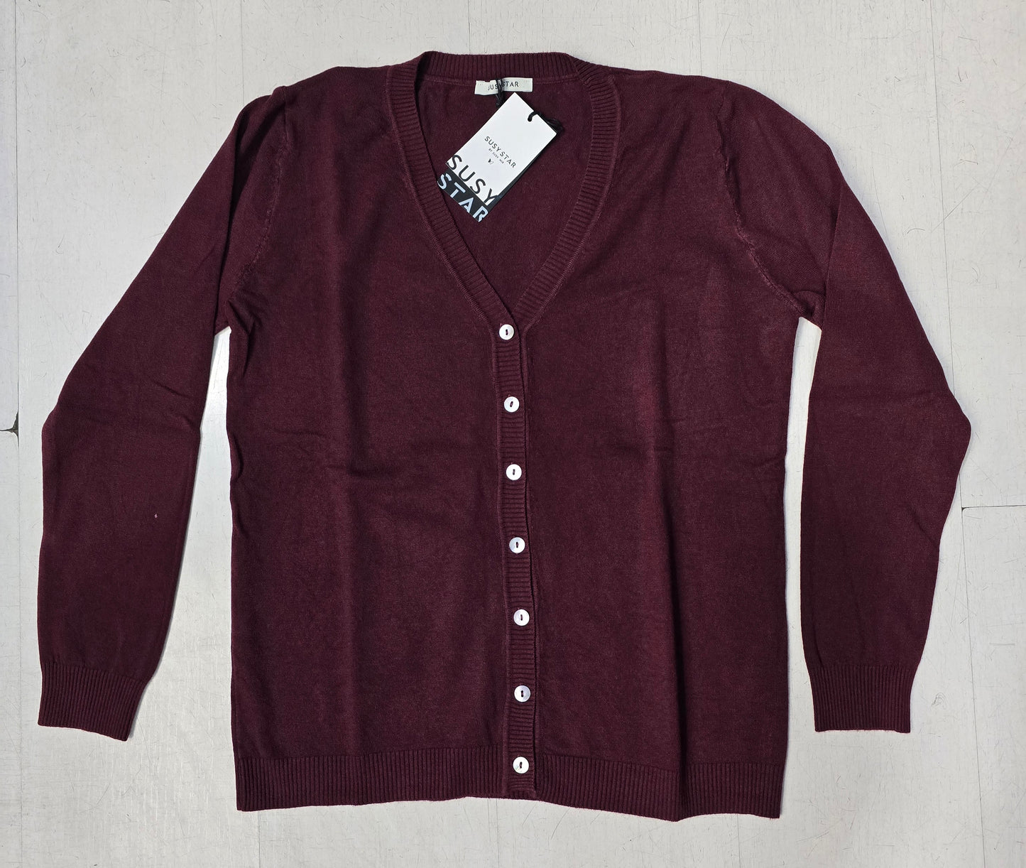 Cardigan Curvy Viscosa Abbottonato Taglia Unica