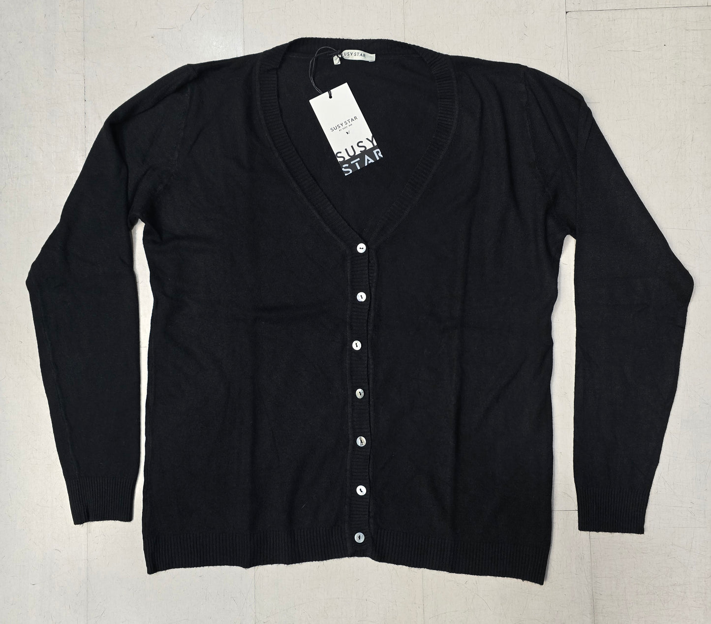 Cardigan Curvy Viscosa Abbottonato Taglia Unica