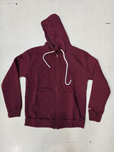 Carica l&#39;immagine nel visualizzatore di Gallery, Felpa Cotone Felpato Cappuccio Tascone Zip Verde
