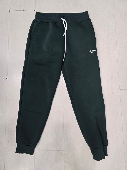 Jogger Cotone Felpato Polsino Uomo