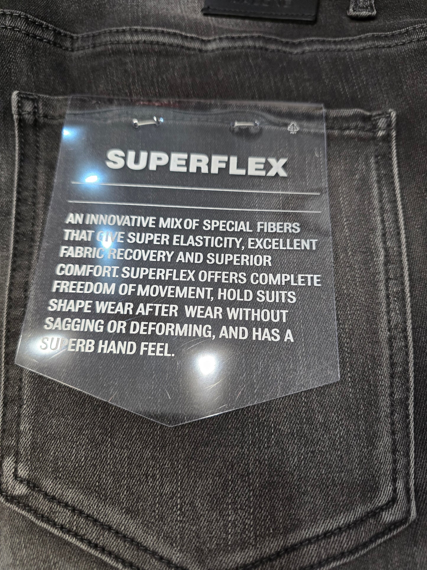 Jeans Superflex Nero Elasticizzati Slim