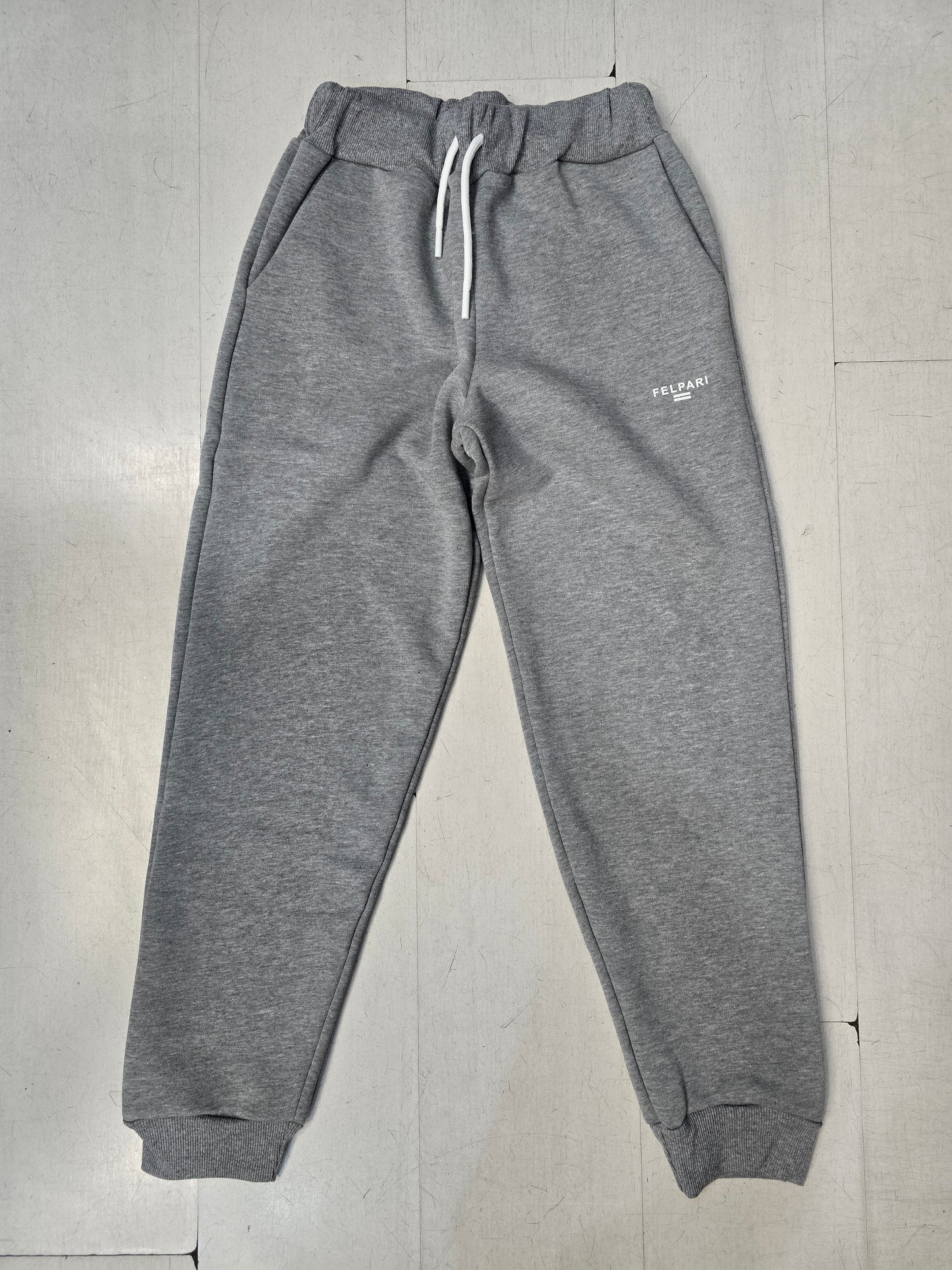 Jogger Cotone Felpato Polsino Uomo