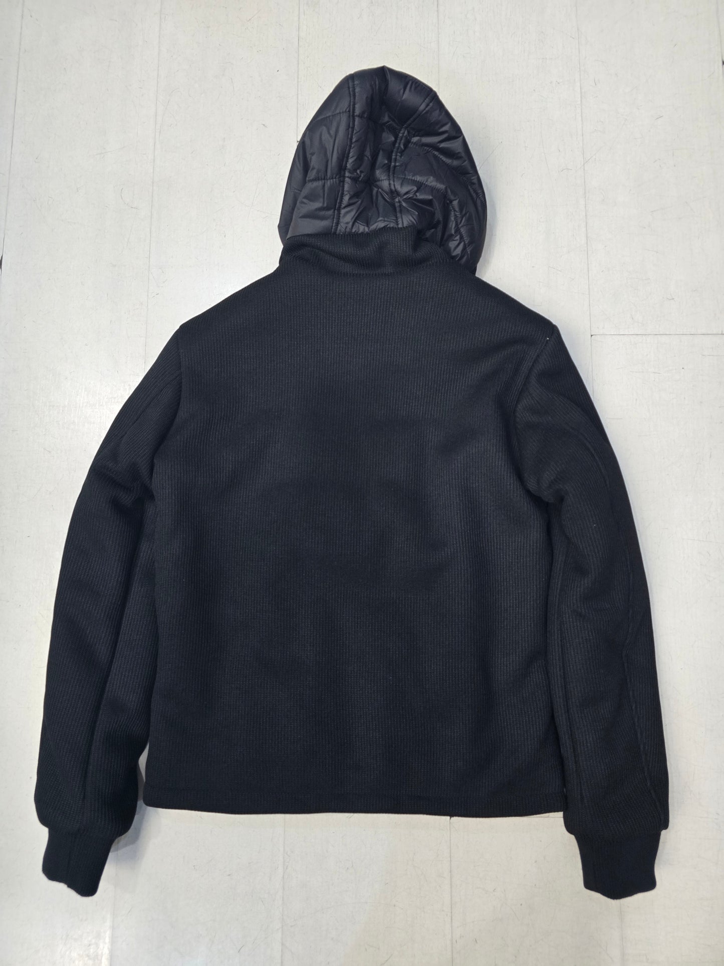 Giubbotto piumino doppio tessuto con cappuccio