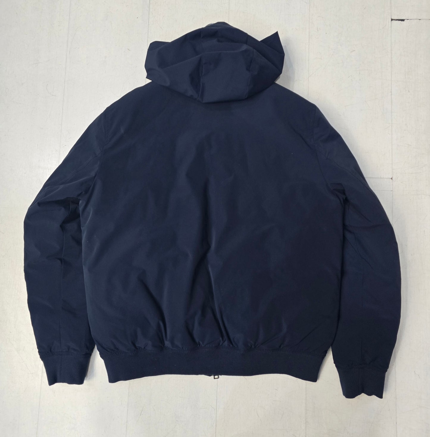 Bomber impermeabile con cappuccio removibile