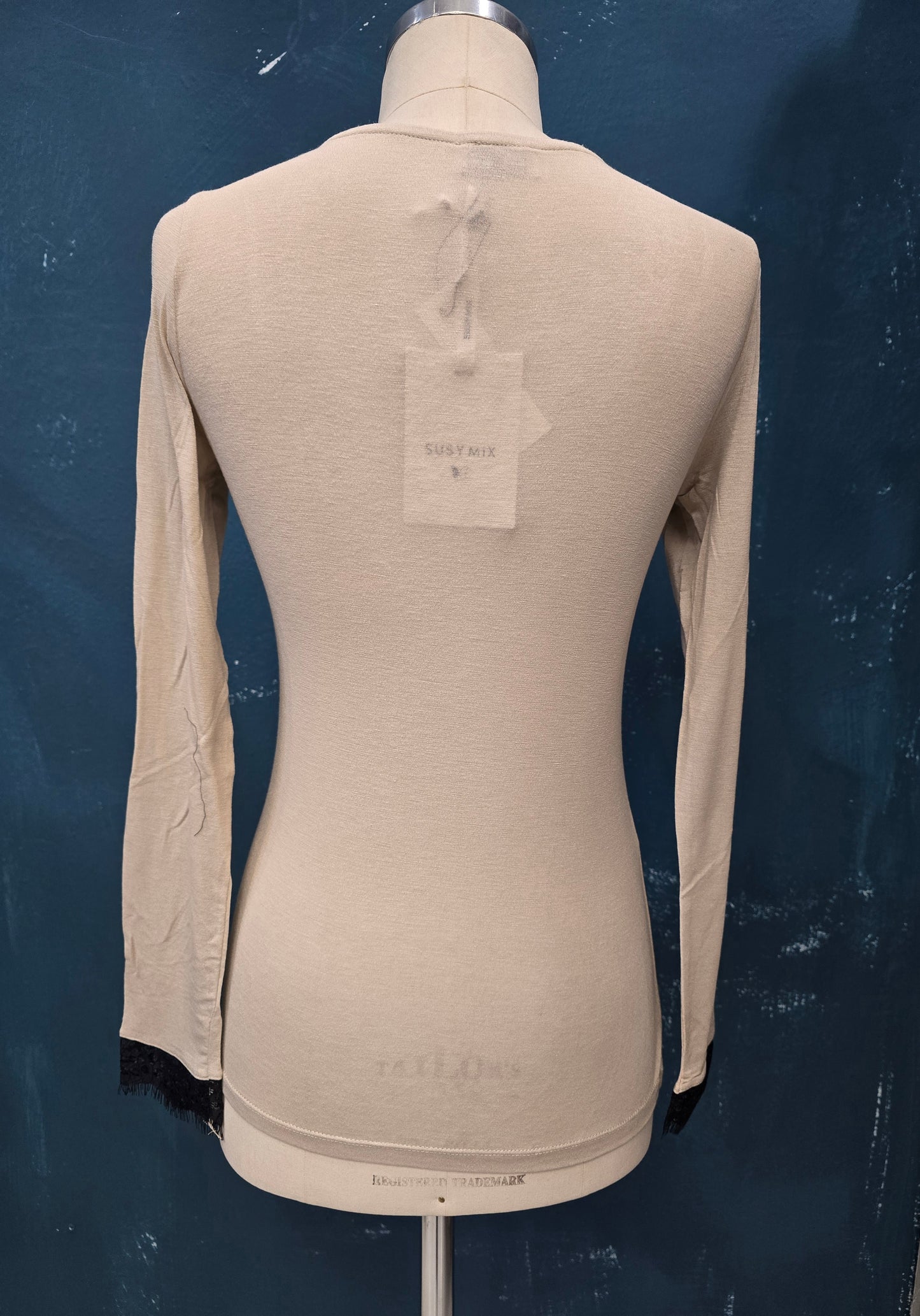 Maglia ultra light inserto pizzo