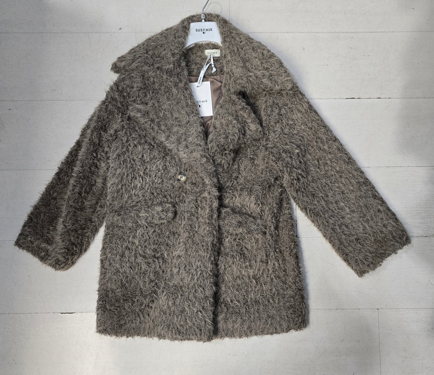 Cappotto Donna Bouclè Midi