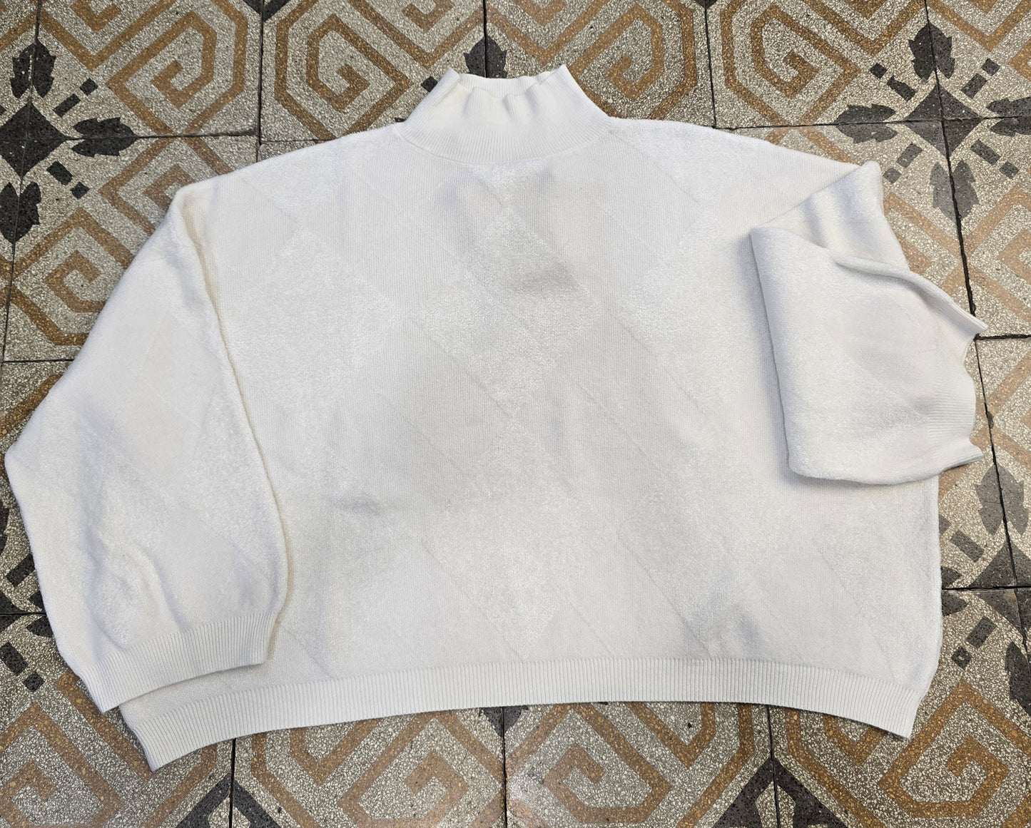 Maglia Donna Dolcevita Rombi Ciniglia