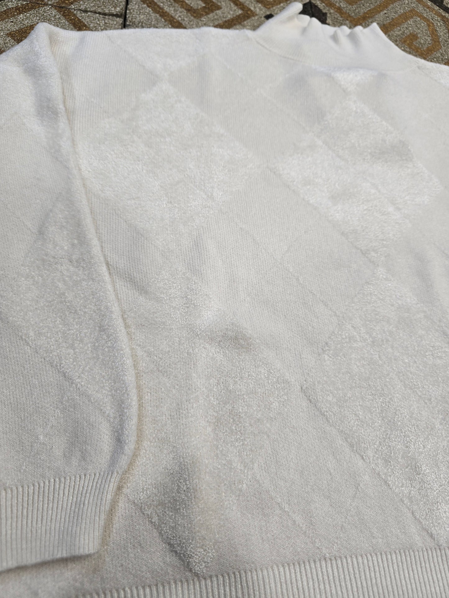 Maglia Donna Dolcevita Rombi Ciniglia