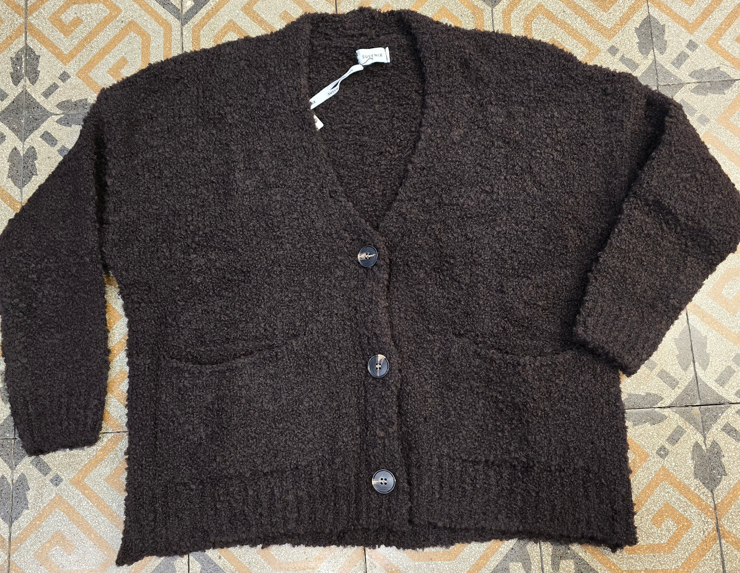 Cardigan  Donna Maglia Bouclè