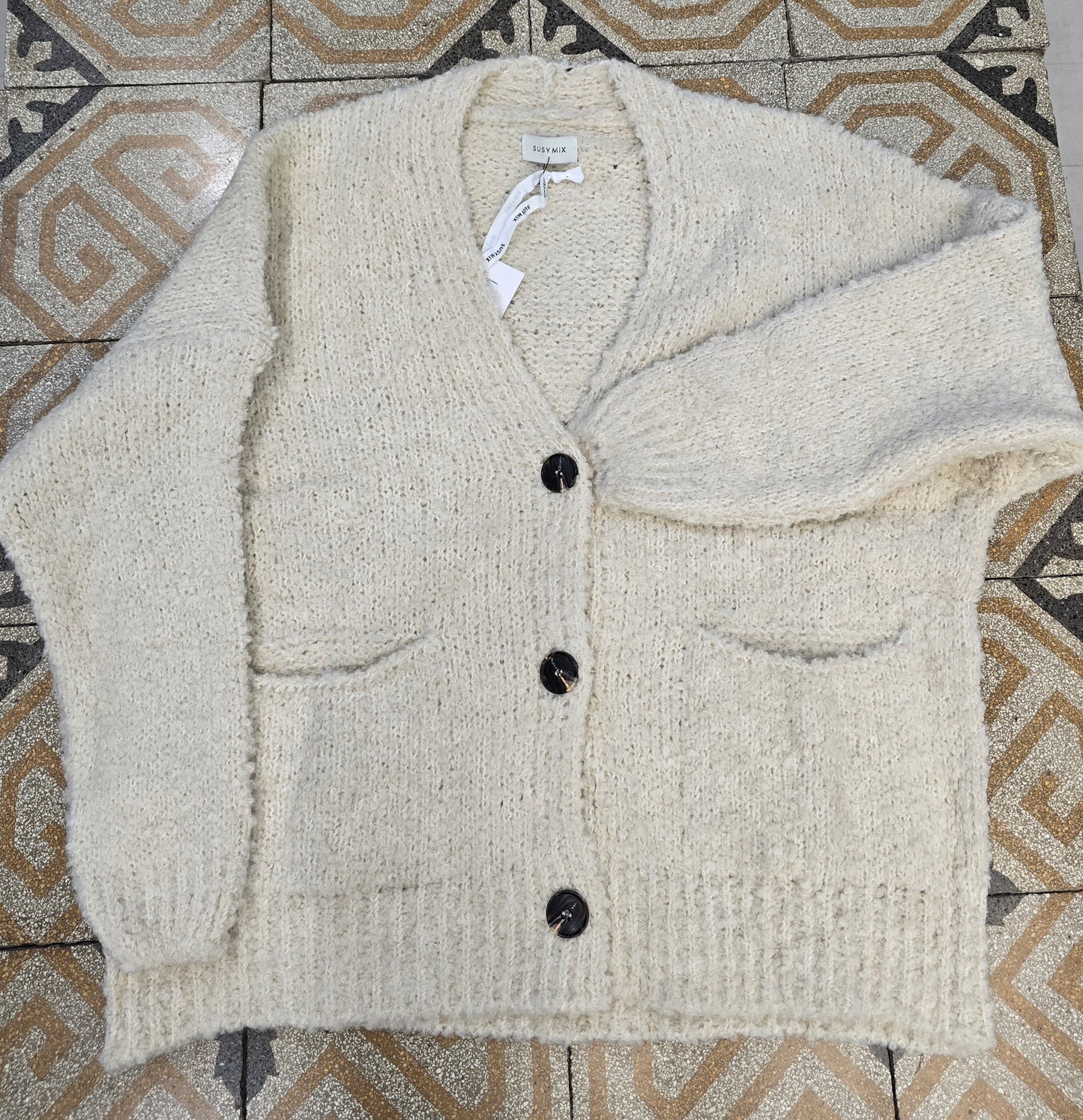 Cardigan  Donna Maglia Bouclè