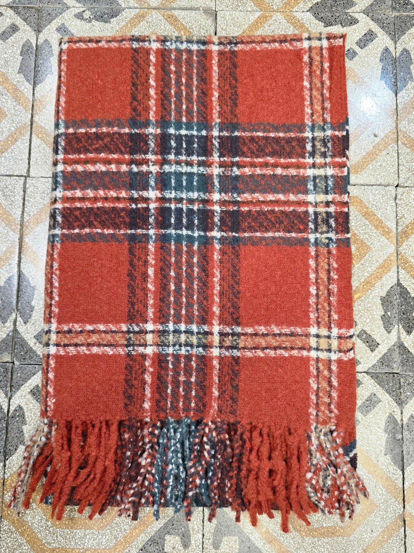 Sciarpa Scozzese Rosso