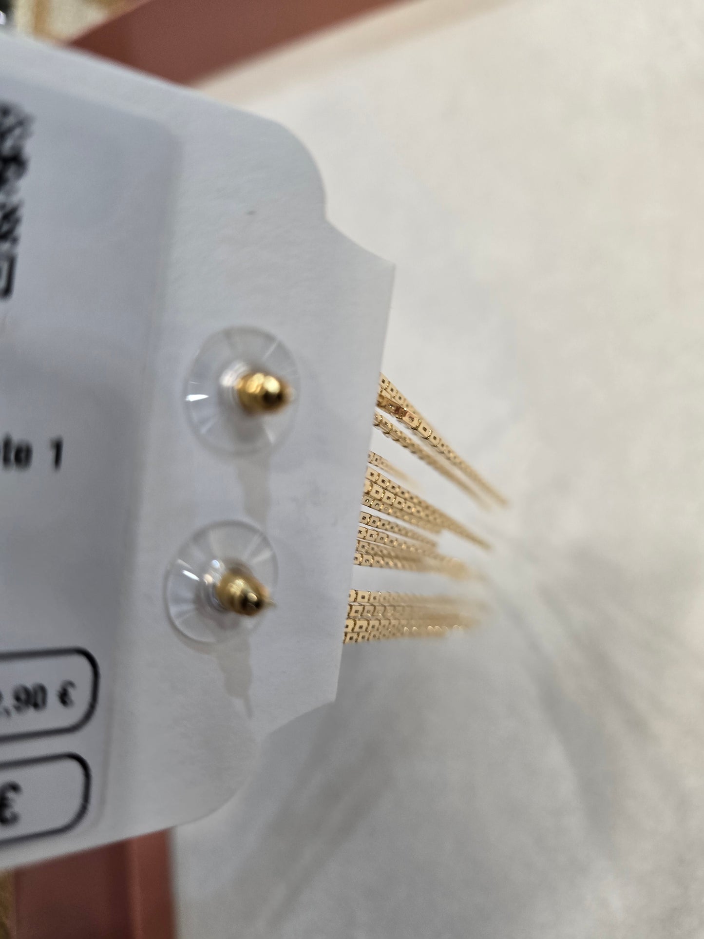 Orecchino Pendente Strass