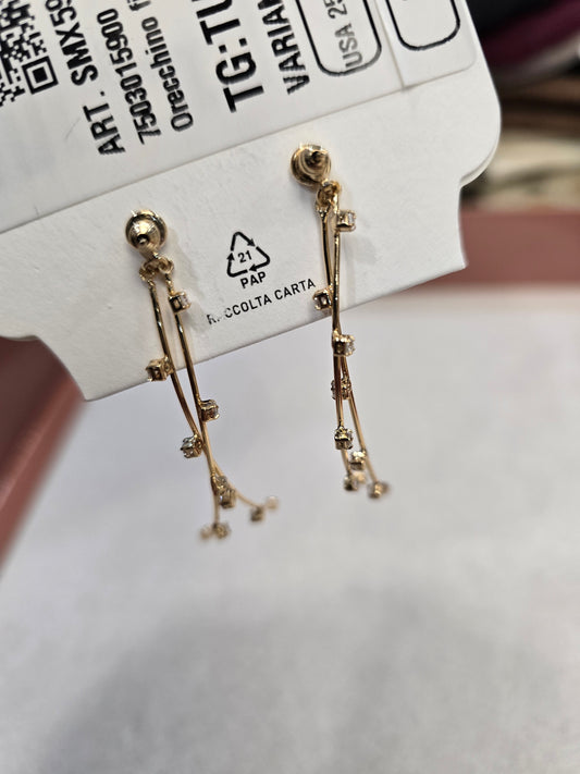 Orecchini Perle e Strass