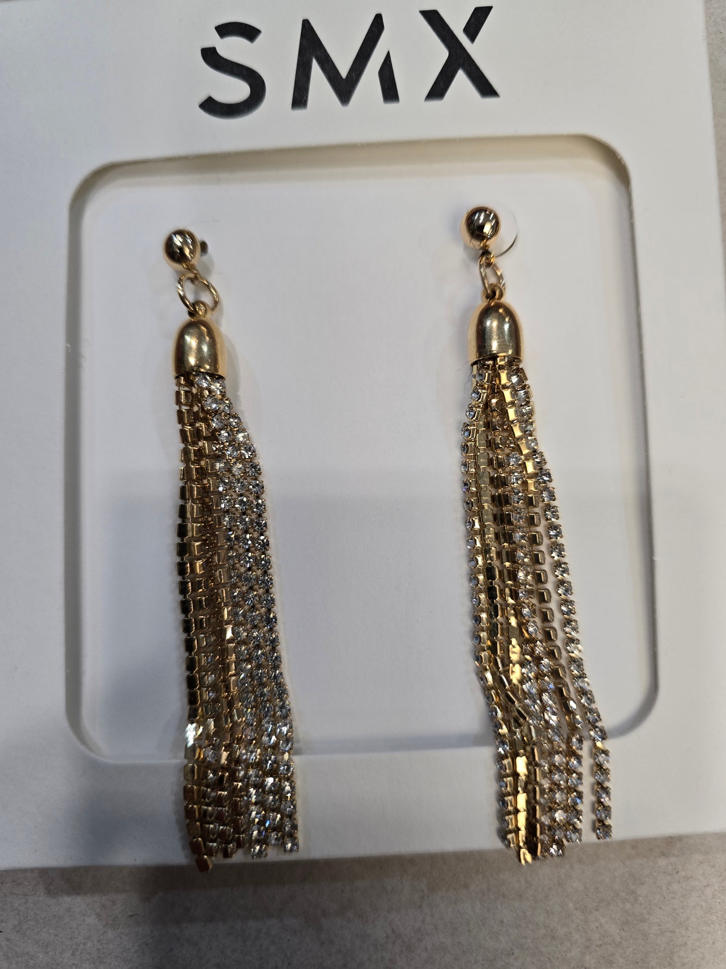 Orecchini Pendenti Strass