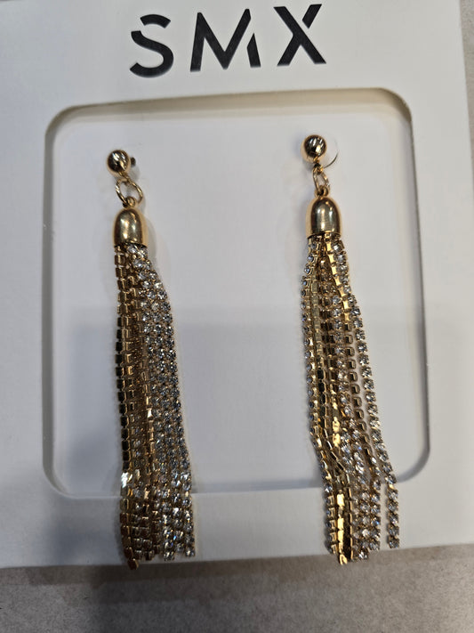 Orecchini Pendenti Strass