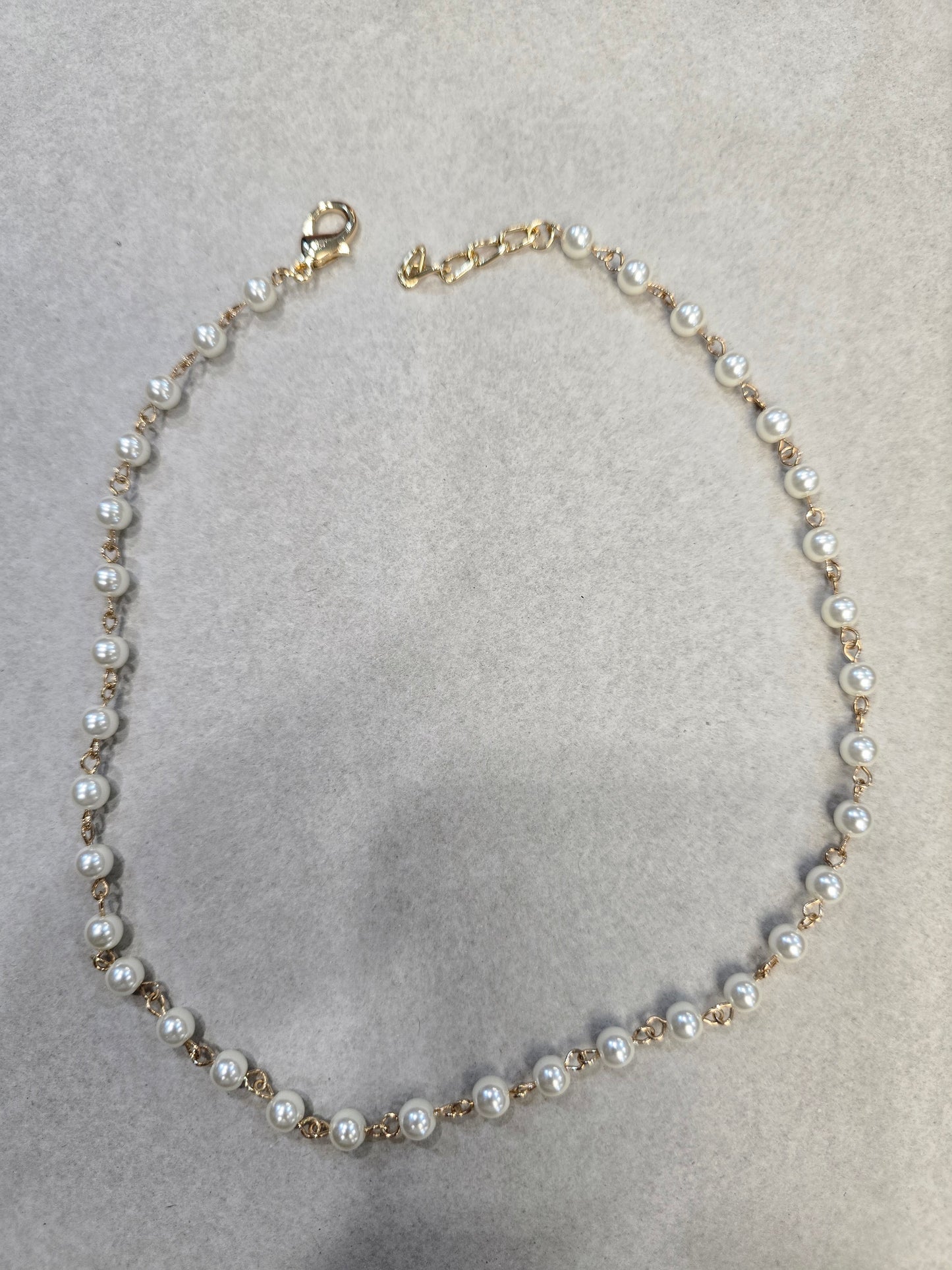 Collana Girocollo Perle