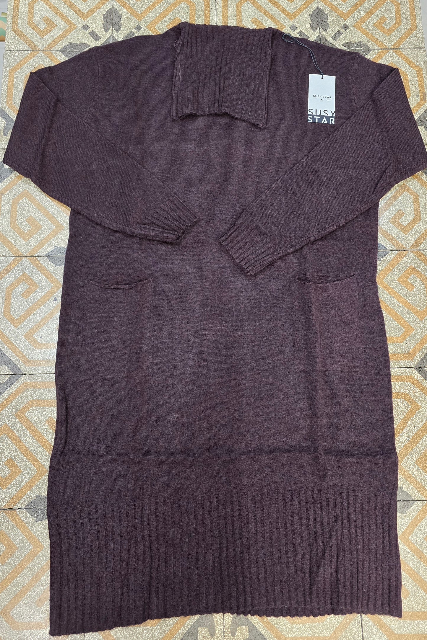 Abito Donna Maglia Curvy