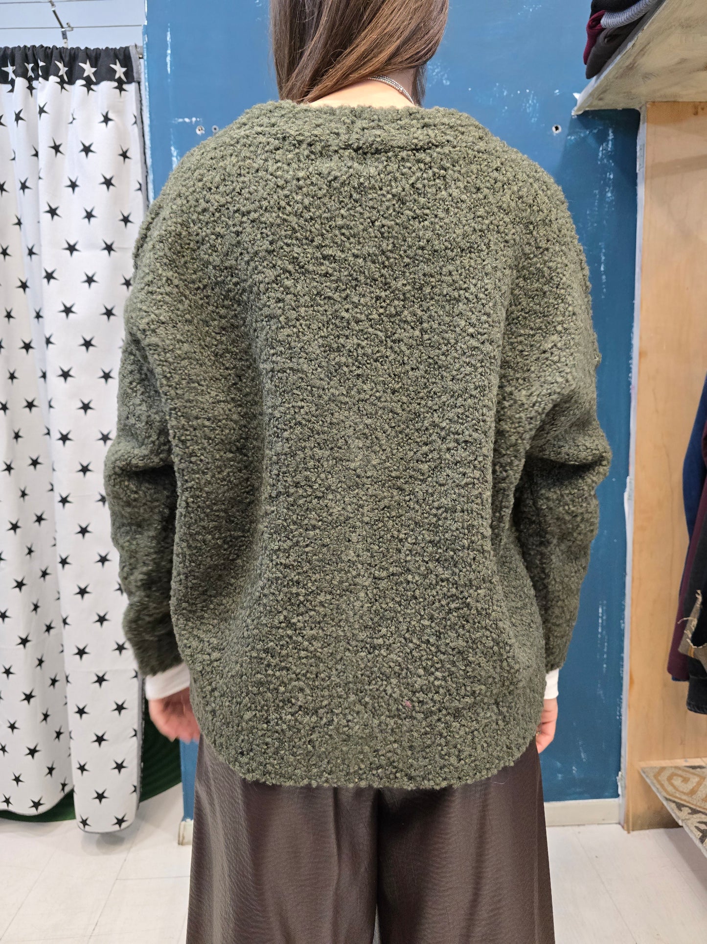 Cardigan  Donna Maglia Bouclè