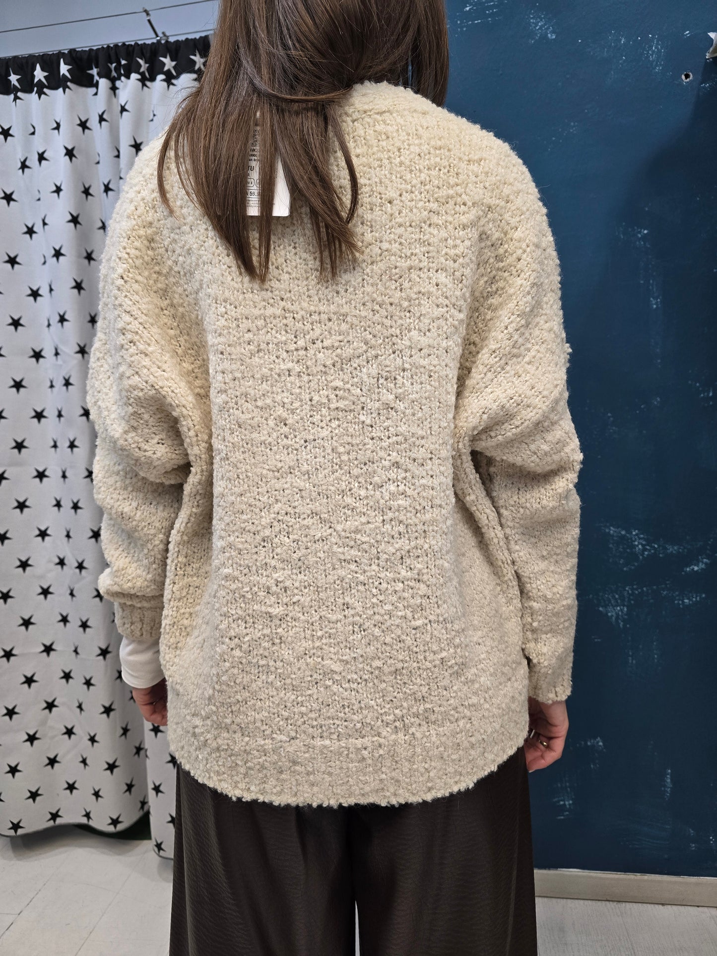 Cardigan  Donna Maglia Bouclè