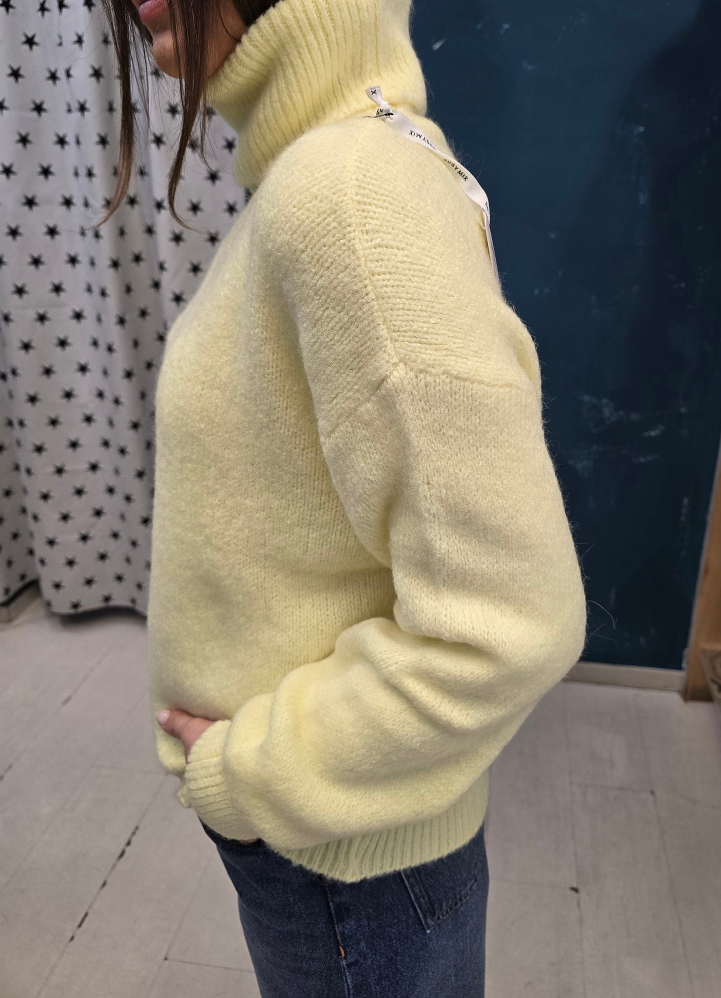 Maglia Donna  Collo Alto Alpaca