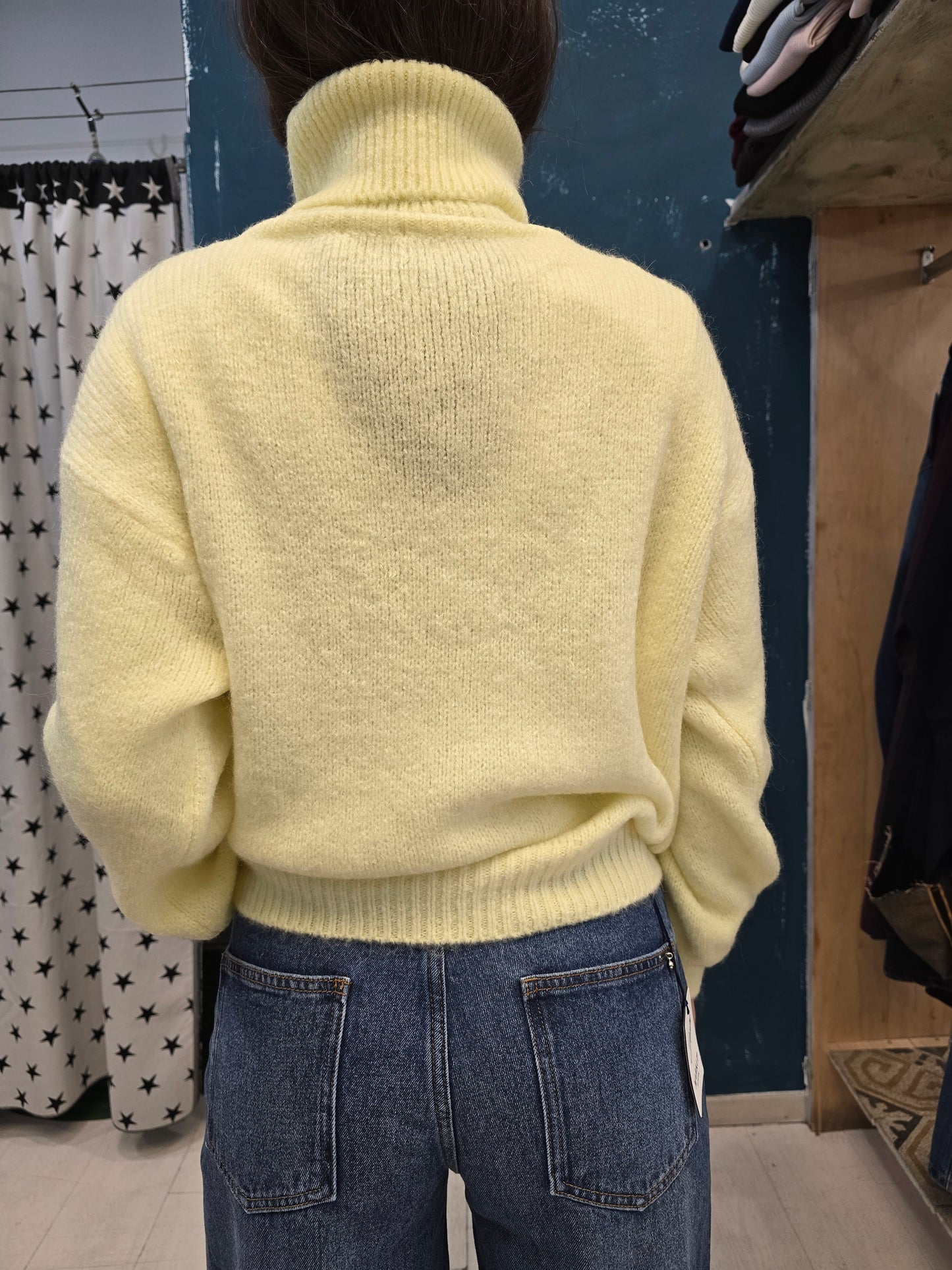 Maglia Donna  Collo Alto Alpaca