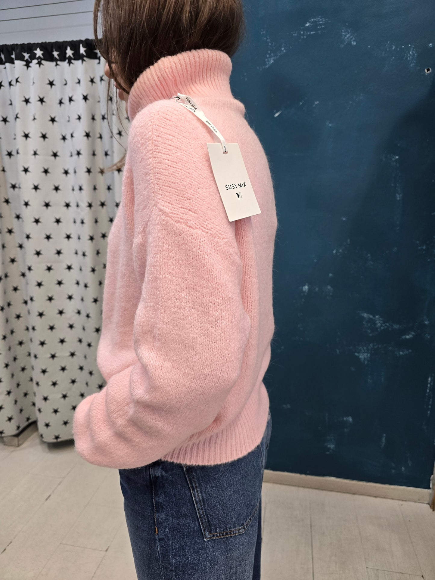 Maglia Donna  Collo Alto Alpaca