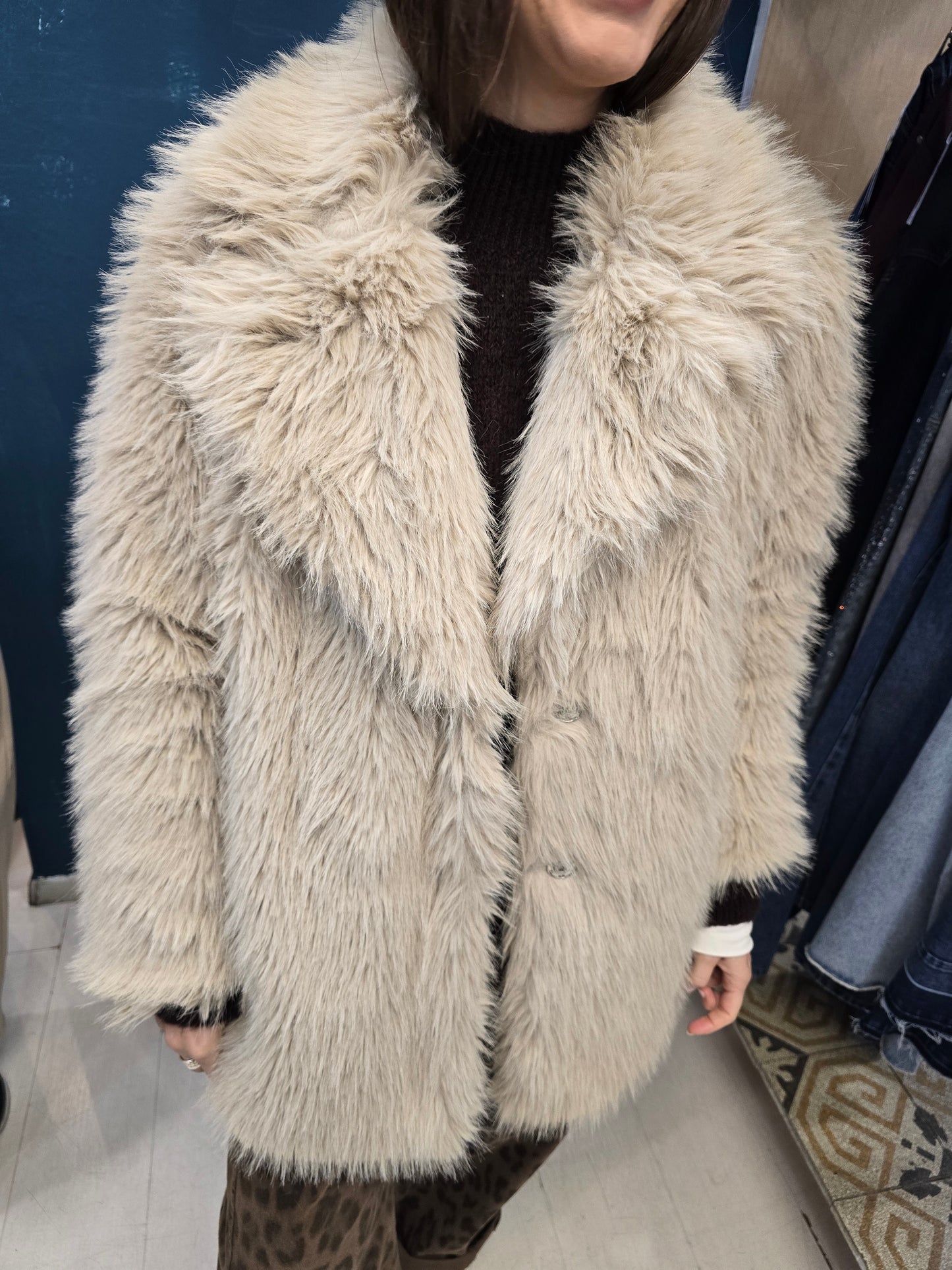 Pelliccia Ecologica Modello Midi