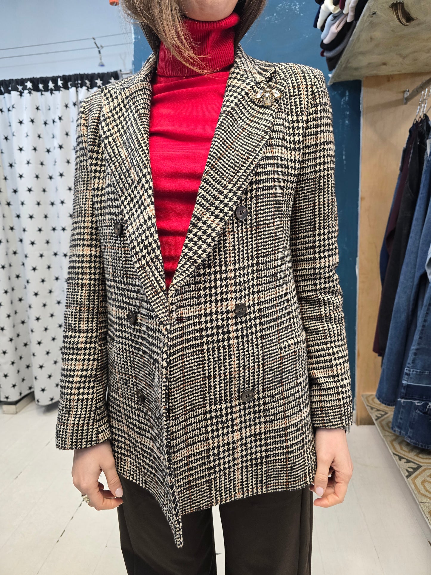 Blazer Donna  Check a Doppiopetto