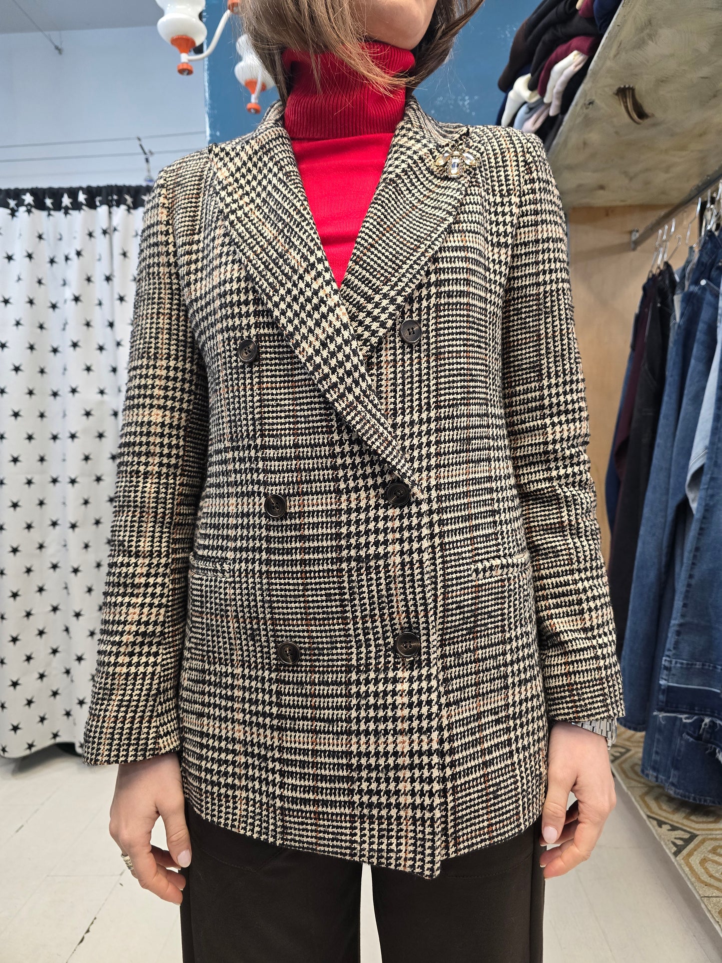 Blazer Donna  Check a Doppiopetto