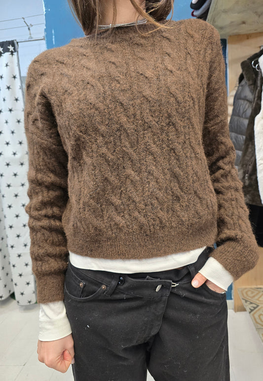 Maglia Donna  Paricollo Treccia