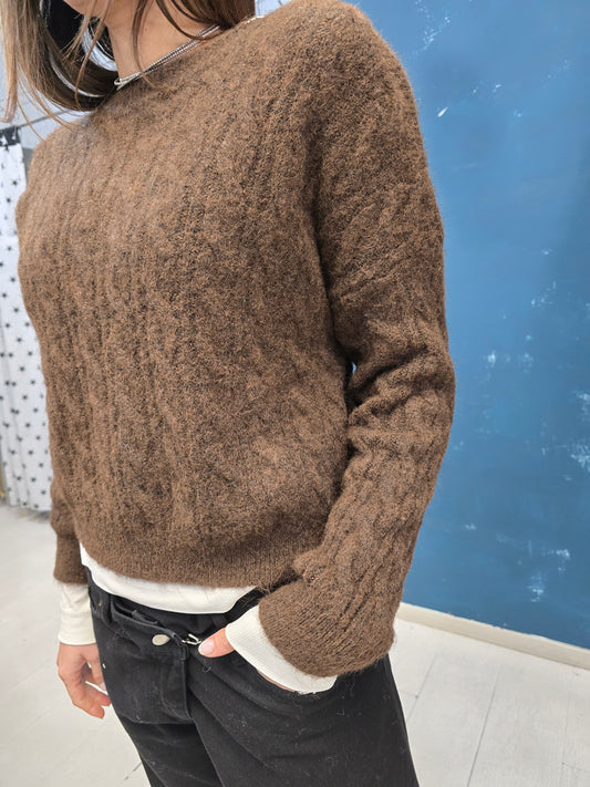 Maglia Donna  Paricollo Treccia