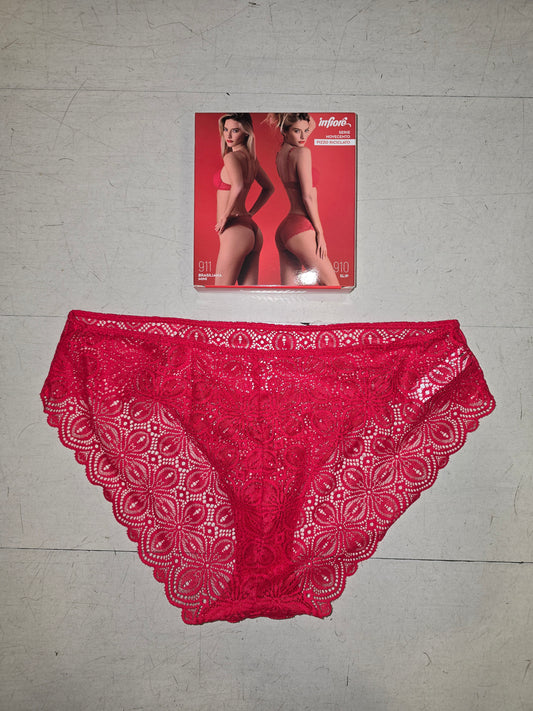 Slip Donna Pizzo Rosso