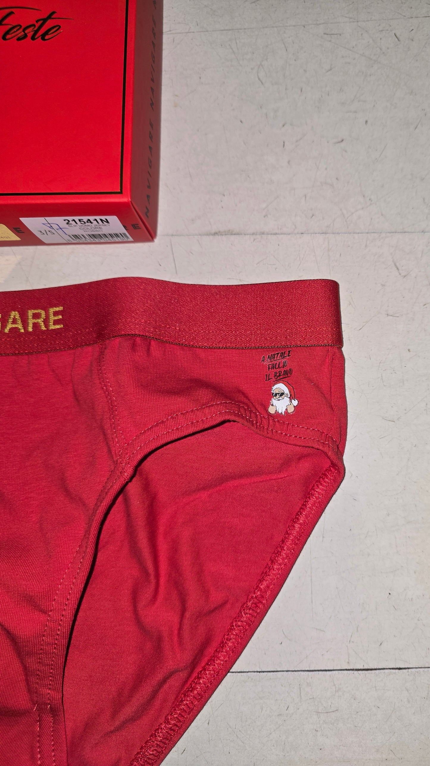 Slip Uomo Intimo Rosso