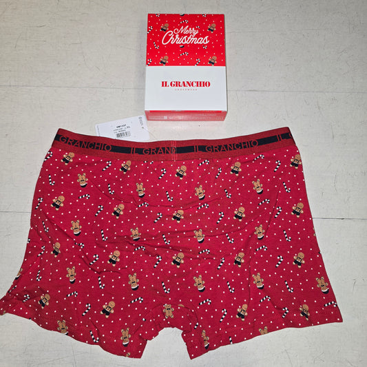 Boxer Intimo Uomo Rosso