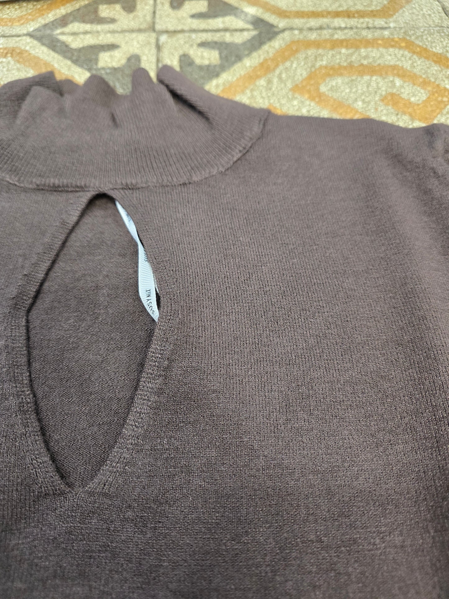 Maglia Donna Lupetto Scollo Goccia