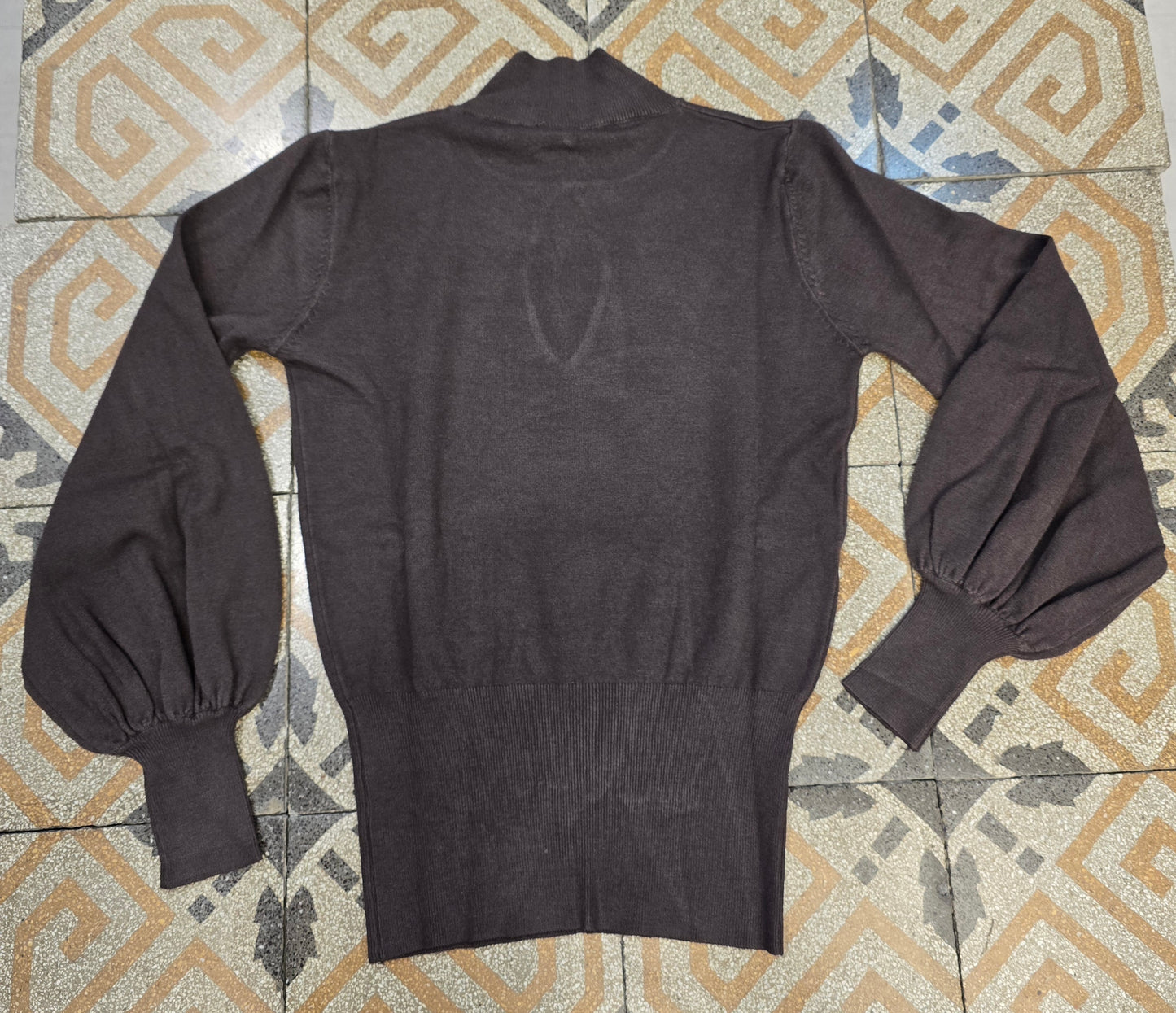 Maglia Donna Lupetto Scollo Goccia